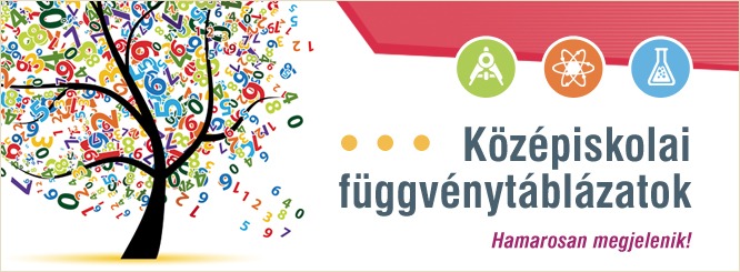 Középiskolai függvénytáblázatok