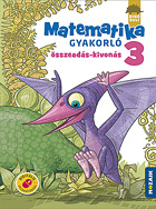 DINSULI Matek gyak. 3. o. - sszeads, kivons - Dinsuli sorozatunk vidm, rajzos feladatokkal jtkosan gyakoroltatja a harmadikos tananyagot. A ktetben tallhat kddal tovbbi digitlis interaktv feladatokat rhetnek el a gyerekek MS-1123