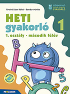 Heti gyakorl 1. osztly II. flv - Matek + magyar - Egy ktetben tartalmazza a matematika s magyar gyakorlfeladatokat, a heti temezse a kzponti tanknyvekhez igazodik, de brmely tanknyvhz jl hasznlhat MS-1132