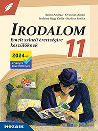 Irodalom 11. - Emelt szint (2024-tl rv.) - Szerz: Pethn s tsai. Kiadvnyunk knyv, munkafzet s szveggyjtemny elegye. Felptse nem kronologikus, hanem a fejezetei egy-egy problmt, krdst jrnak krl, irodalmi konvencikat, motvumokat, mfajokat lltanak kzppontba. MS-3341U