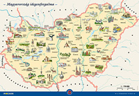Magyarorszg falitablcsomag Mrete: 47 x 68 cm. Tartalma: 4 tabl/csomag (Vilgrksgeink s a hungarikumok, Magyarorszg termszetvdelme s idegenforgalma, Nprajzi rtkeink s a npi mestersgek, Magyarorszg idegenforgalma) MS-4131